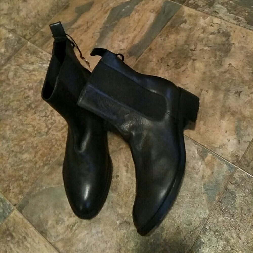 New Cole Haan Leather Nike Air Boots sz 9